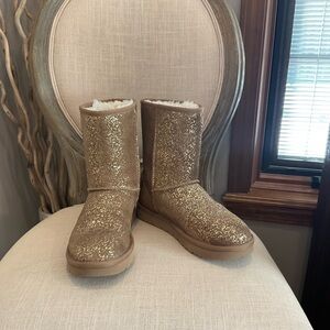 UGG Classic Short II Foil Glam Boots